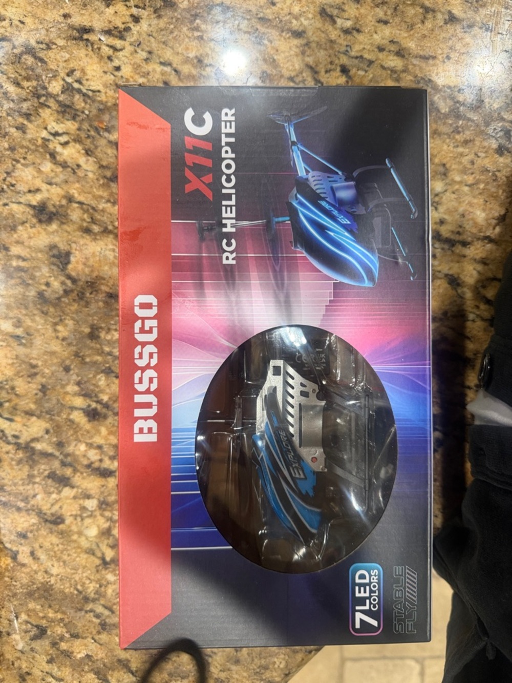 BUSSGO X11C RC Helicopter - Blue & Black